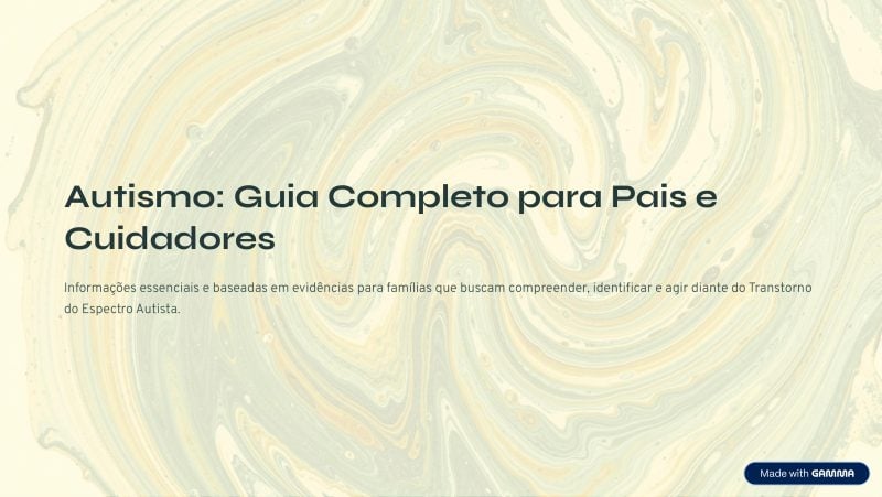 Ebook Sobre Autismo: Para Pais e Cuidadores