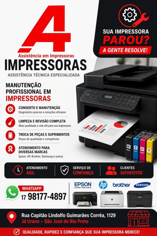 Assistência Técnica em Impressoras