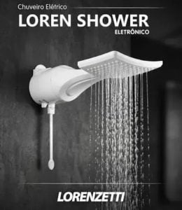 Chuveiro Loren Shower eletronico Ultra Branco — foto 3