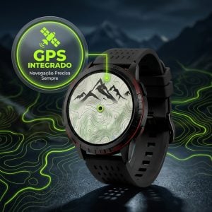 Smartwatch Kron WearZone GPS Integrado Tela AMOLED 3ATM Bateria 7 Dias Strava Android iPho — foto 10