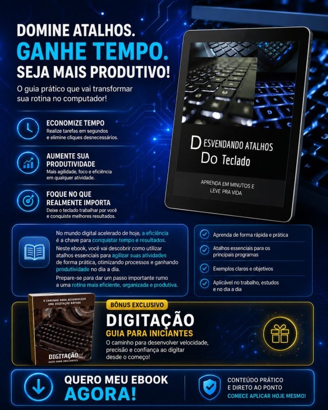 Guia Completo de Atalhos do Teclado (PDF)