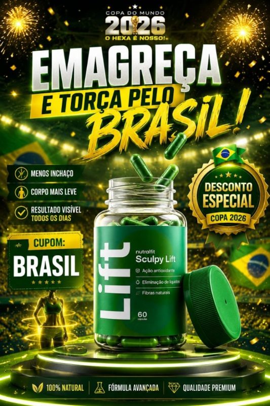 2 Lift Sculpy + 2 Potes Diuriefit Maçã Verde Por R$ 307,90