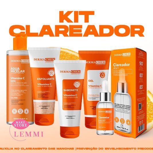 Kit Skincare clareador e hidratante