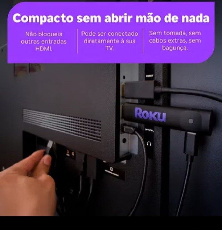 Tv box Roku Streaming Stick 3840BR HD Bluetooth Wi-fi Dual Band — foto 2