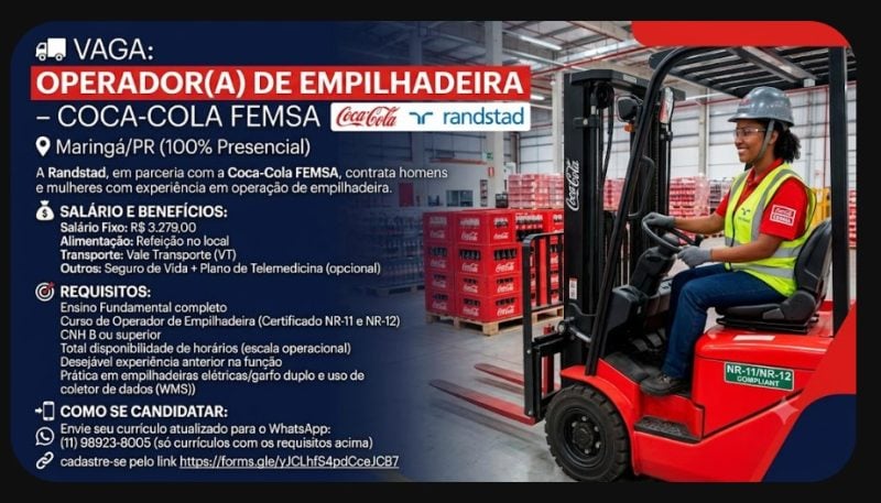Operador de Empilhadeira