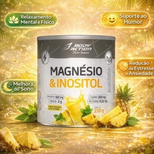 Suplemento Alimentar - Magnésio e Inositol 210g BodyAction — foto 3