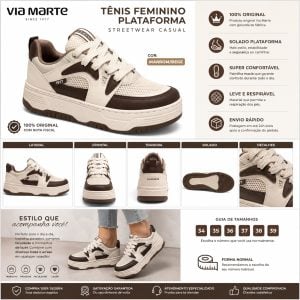 Tênis Via Marte Plataforma fletform Original — foto 6