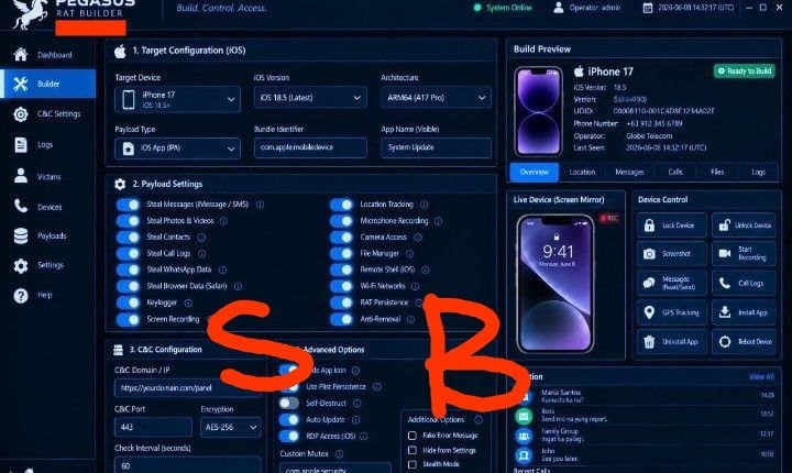 Ferramenta Kl Remota - Ios Rat - Apple Rat
