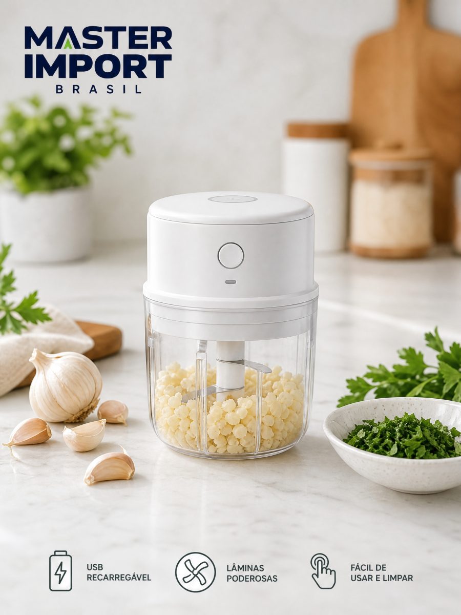 Mini Processador de Alimentos Elétrico USB - Portátil, Recarregável, 250ml — foto 2