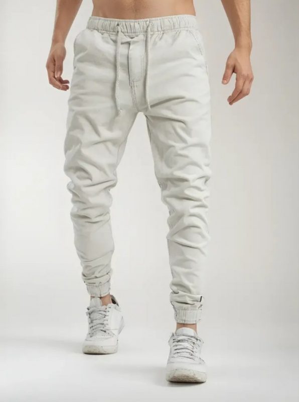 Calça Masculina Sarja C/ Elastano Lycra Qualidade Premium