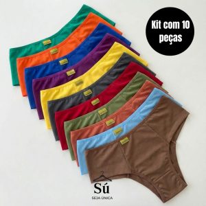 Kit com 10 ou 5 calcinhas — foto 7