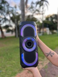 Caixa De Som Bluetooth Com Led Rgb Nova! — foto 6