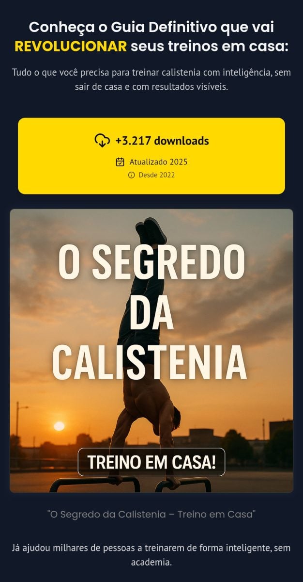 O Segredo da Calistenia - Treino em Casa — foto 2