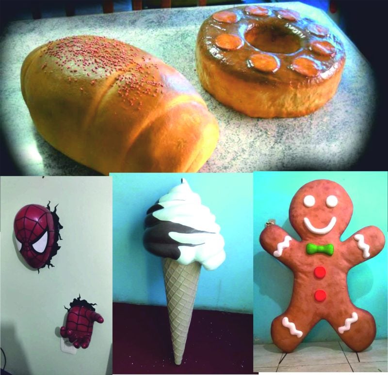 Esculturas 3D para Atração Comercial