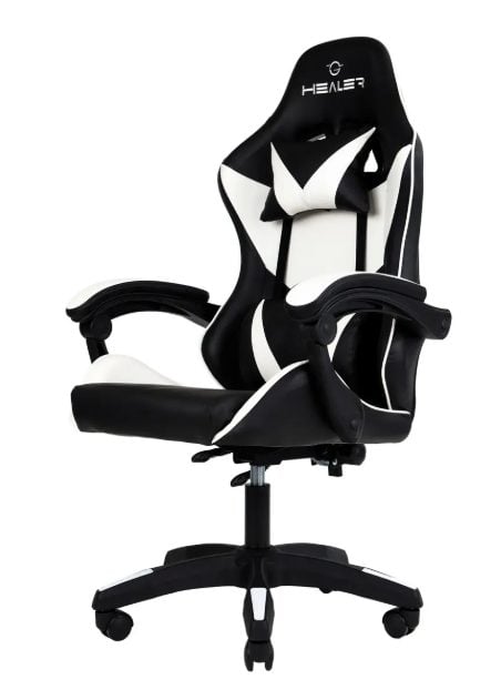 Cadeira Gamer Lancer Preta e Branca Healer