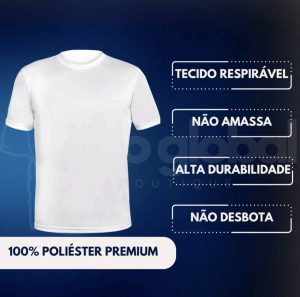 Kit 5 camisas Dry Fit Masculina Lisa Básica Academia Seca — foto 4