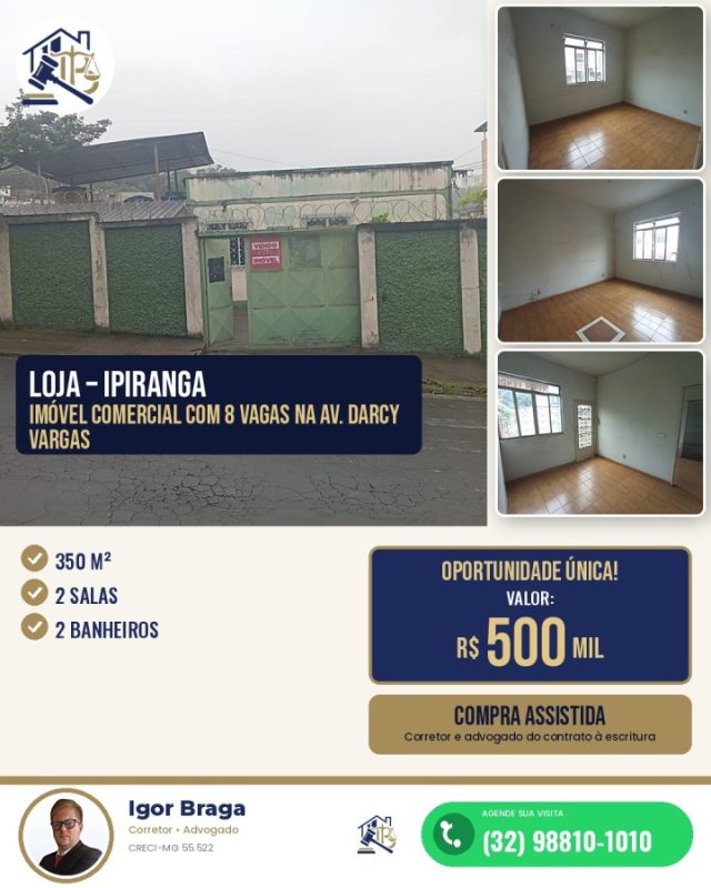 Imóvel Comercial para Venda em Juiz de Fora, Ipiranga, 4 dormitórios, 1 suíte, 2 banheiros
