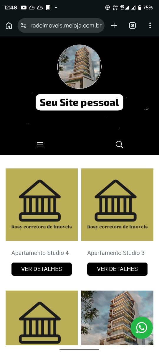 Site pessoal para Corretores de imóvel — foto 2