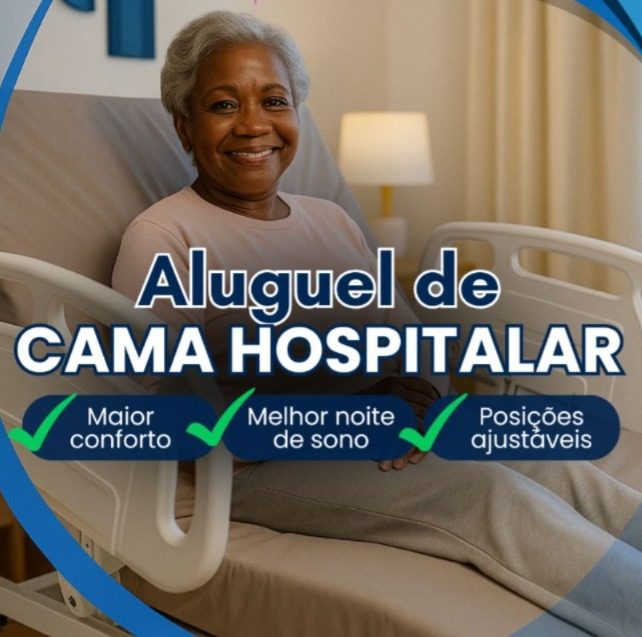 Aluguel Cama Hospitalar Elétrica Fácil e Rápido ABC Paulista