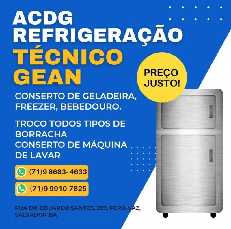 Conserto de Geladeira em geral