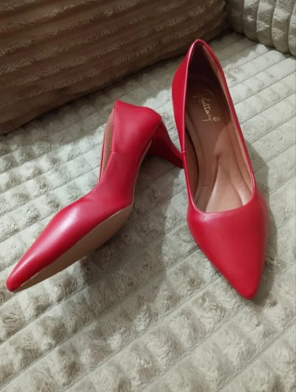 Scarpin Sapato Feminino Salto Baixo Fino Social Confortável