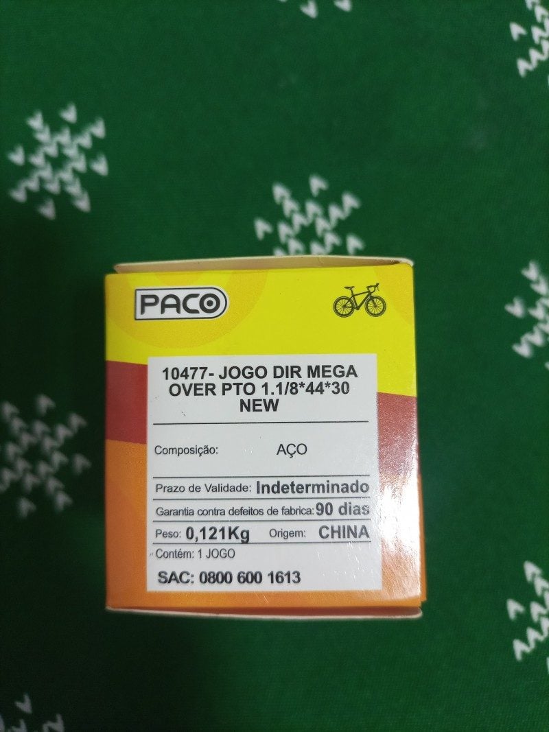 Jogo de direção sem-integrado aheadset paco prime — foto 2