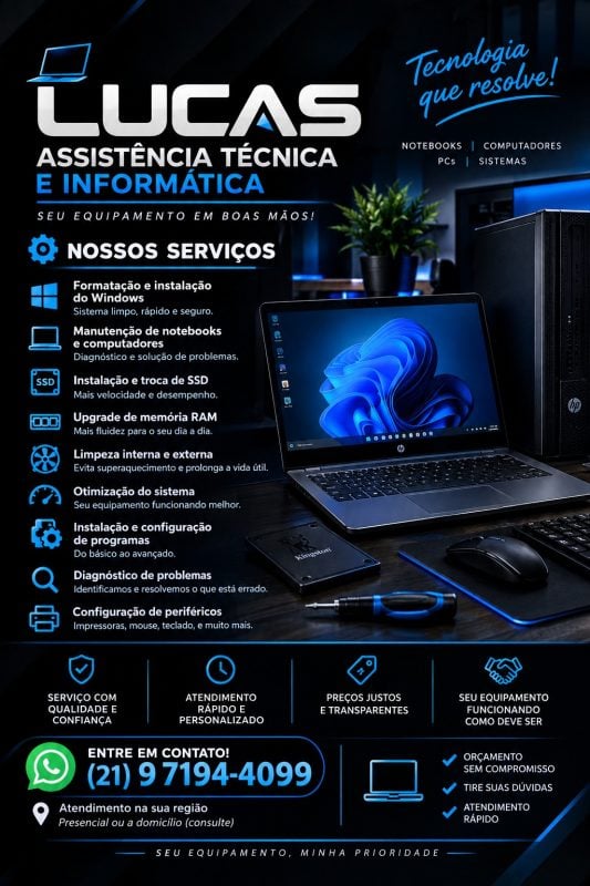 Lucas Tech Assistência Técnica E Informática