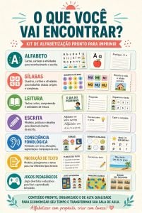 Kit Alfabetização 100 Atividades para Leitura e Escrita — foto 4