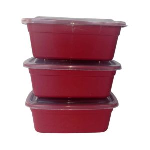 Kit 5 Tigelas 1L + BRINDE Potes Plásticos BPA Free Organização Cozinha Colorido — foto 5