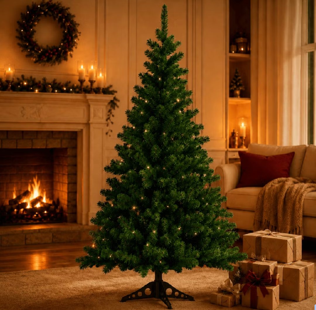 Árvore De Natal Pinheiro 210cm 600 Galhos Cheia Premium Verde — foto 2