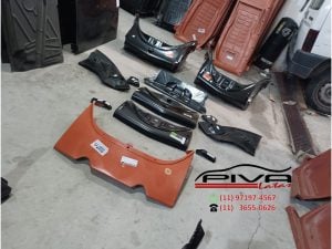 Fusca, Capô Paralama Tampa Kit Assoalho Porta Frente Montada Parachoque Farol Lanterna — foto 10