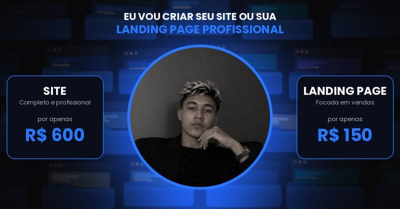 Vou criar seu SITE profissional.