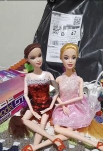 Kit Boneca Tipo Barbie,com Vestido de Lantejoulas, Escolha o seu Kit preferido — foto 9