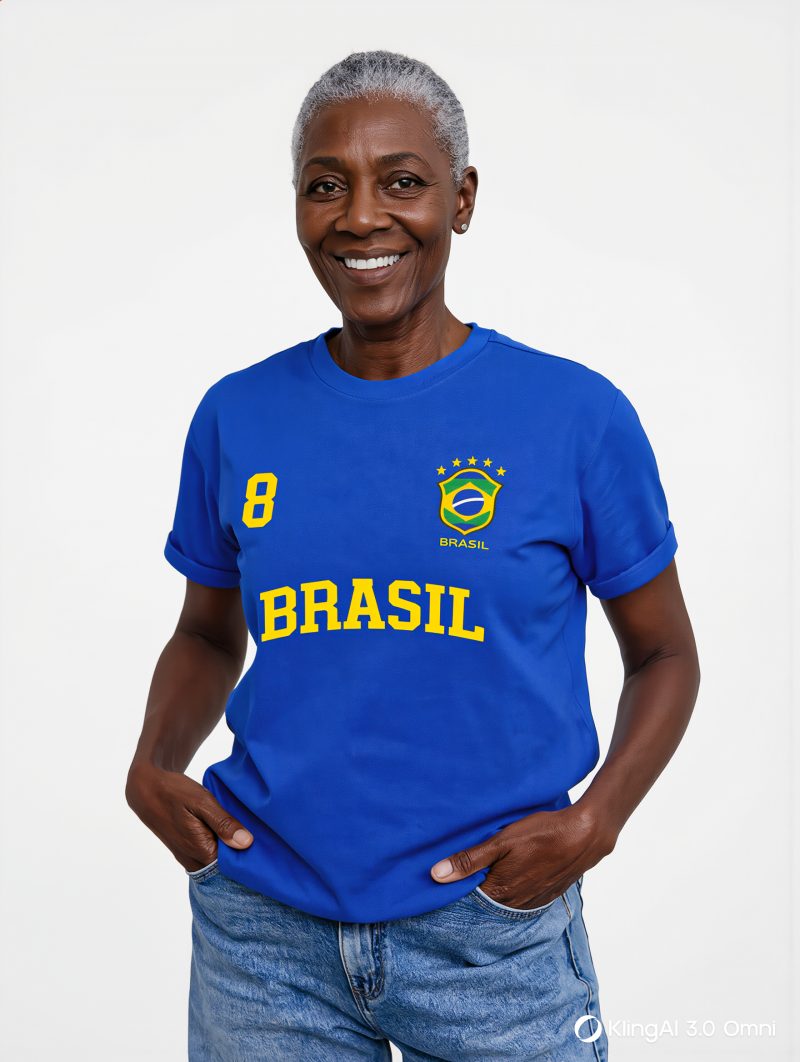 Camiseta Feminina Brasil Copa Camisa Torcedor 100% Algodão — foto 2