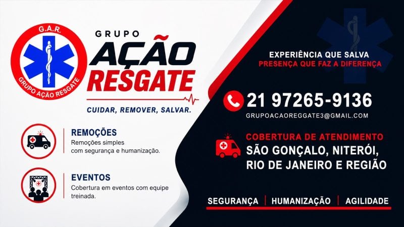 Ambulância para eventos e remoções