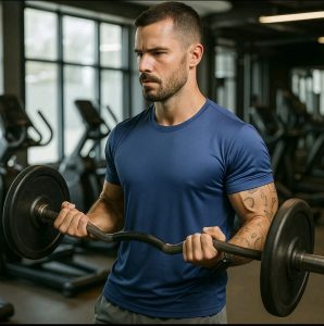Kit 5 camisas Dry Fit Masculina Lisa Básica Academia Seca — foto 6