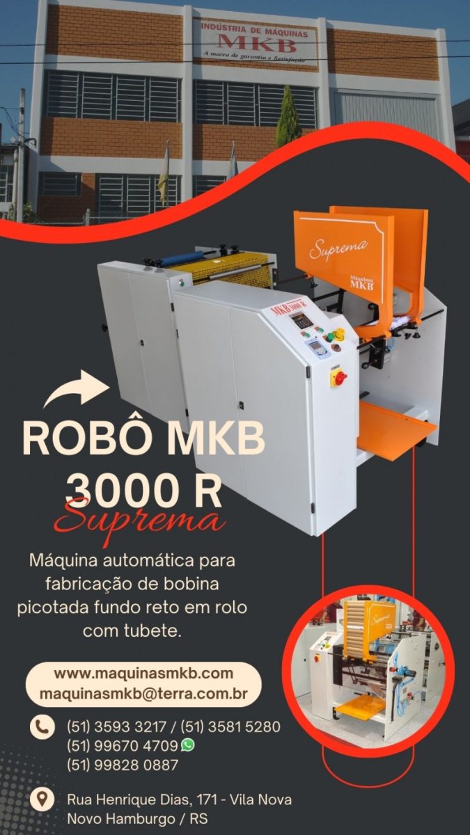 Máquina MKB 3000 R para Bobinas Fundo Reto — foto 2