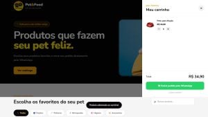 Catálogo digital pet profissional para pedidos via WhatsApp — foto 3