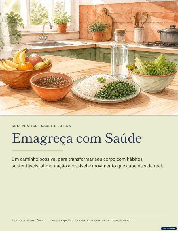 Projeto Corpo Saudável: O Guia Prático Para Emagrecer Com Saúde!