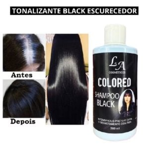 Shampoo Escurecedor Cabelos Brancos Tonalizante Colored 300ml Efeito 100% Natural — foto 5