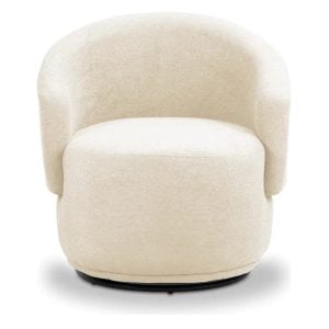 Poltrona Lysia Orgânica em Linho Claro Conforto e Design Natural — foto 3