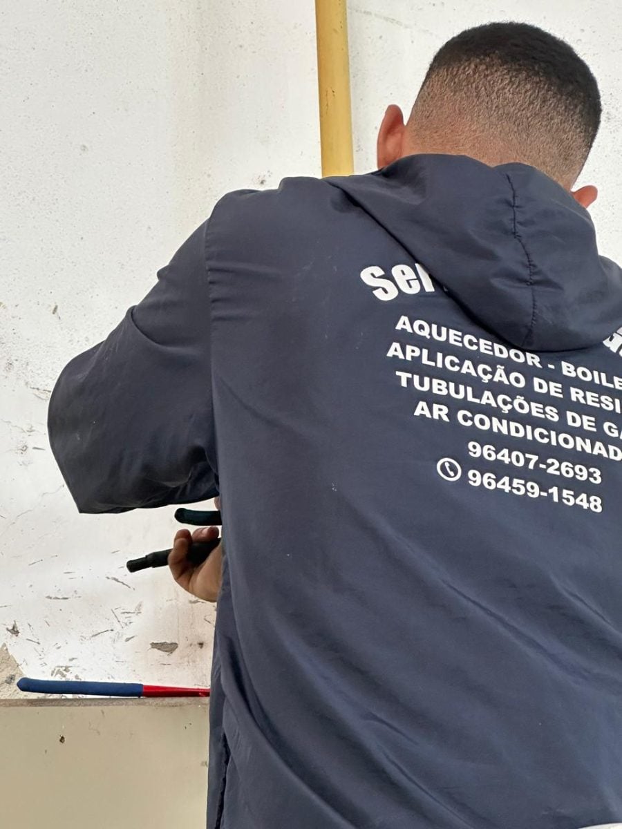 Teste de Estanqueidade em Tubulação de Gás — foto 2