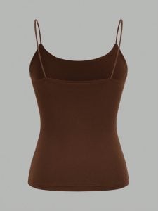 3 peças Conjunto Casual de Camisole, Sensual e Versátil, Tops de Cami Feminino Slim Fit — foto 3