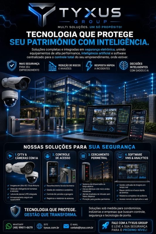 Multi Soluções em segurança eletrônica e automação