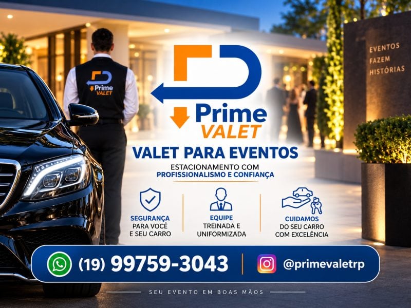 Manobrista para eventos