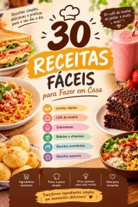 E-book 30 receitas fáceis para fazer em casa — foto 3