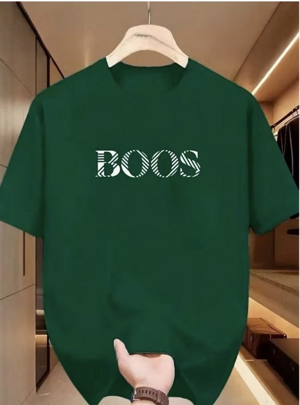Camiseta Masculina BOOS Chefe Modelo de Site Estilo Urbano Tecido Premium Blusa importada