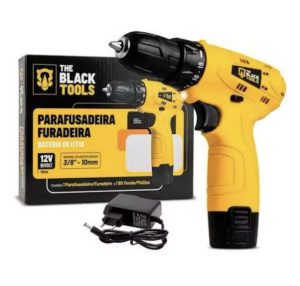 Parafusadeira e Furadeira a Bateria The Black Tools TB12A 12V 3/8" (10mm) com Bateria de — foto 3