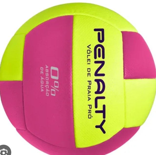 Bola de vôlei rosa e amarelo — foto 2