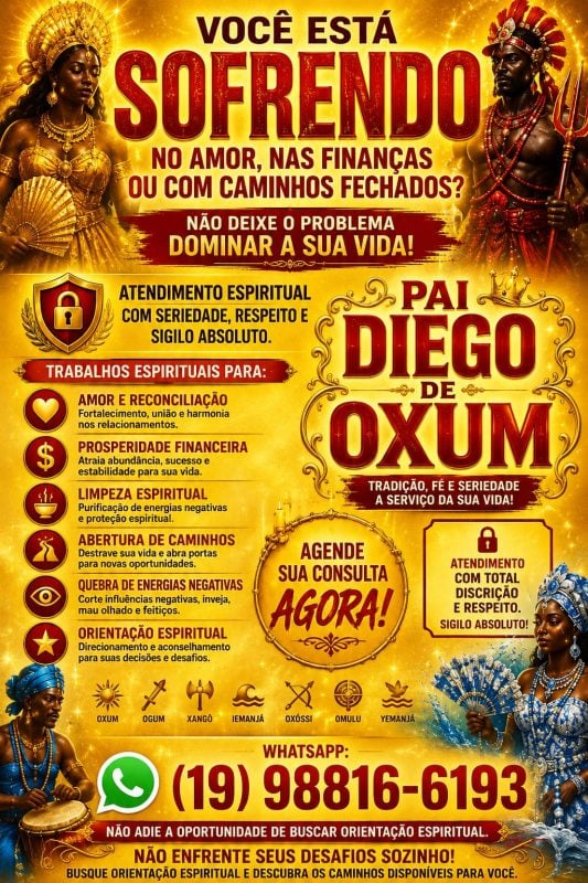 Astrólogo Pai Diego de Oxum